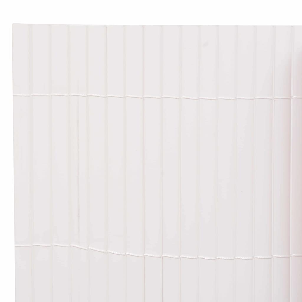 Garden Fence White 150 x 500 cm PVC