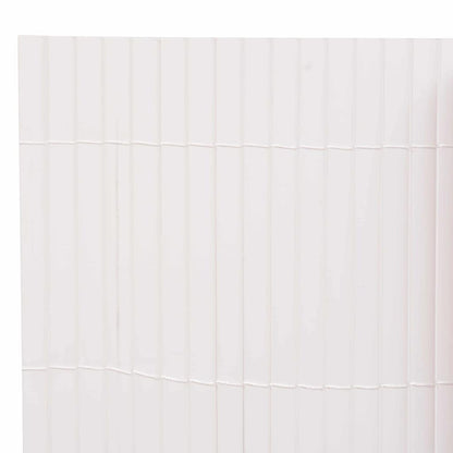 Garden Fence White 150 x 500 cm PVC