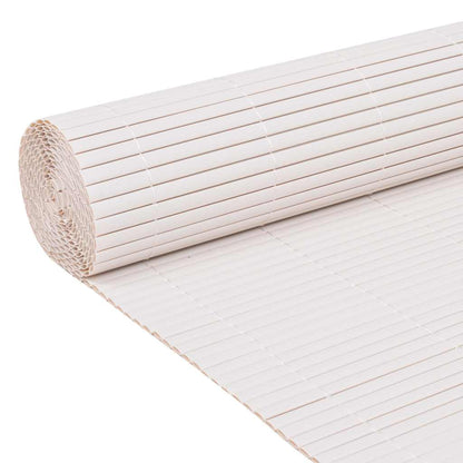Garden Fence White 150 x 500 cm PVC