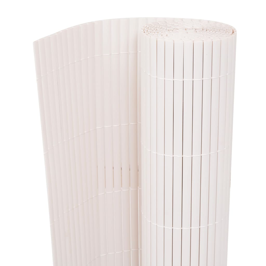 Garden Fence White 150 x 500 cm PVC