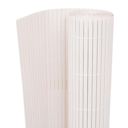 Garden Fence White 150 x 500 cm PVC
