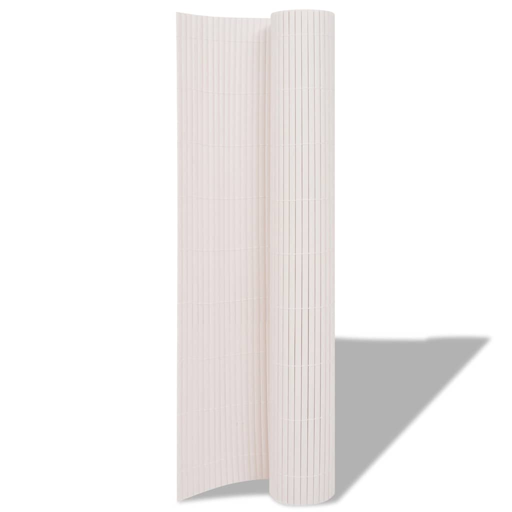 Garden Fence White 150 x 500 cm PVC