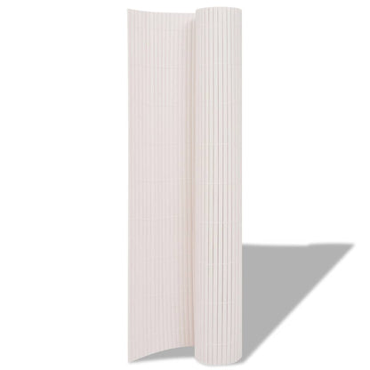 Garden Fence White 150 x 500 cm PVC