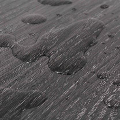 Flooring Planks 18 pcs Black and White 5.26 m² PVC