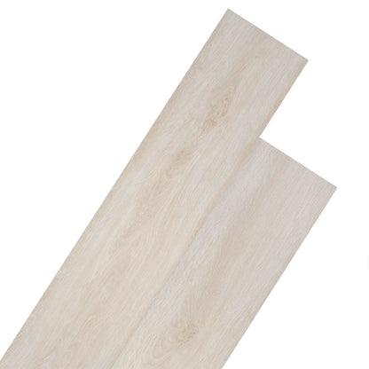 Flooring Planks 36 pcs Oak Classic White 5.02 m² PVC