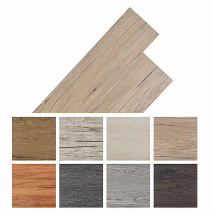Flooring Planks 36 pcs Oak Brown 5.02 m² PVC