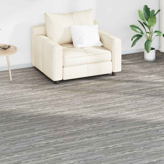 Flooring Planks Dark Grey 5.02 m² 36 pcs PVC