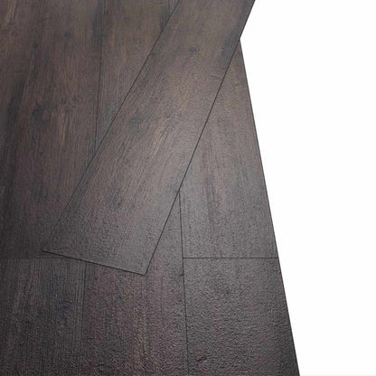 Flooring Planks 36 pcs Dark Brown 5.02 m² PVC