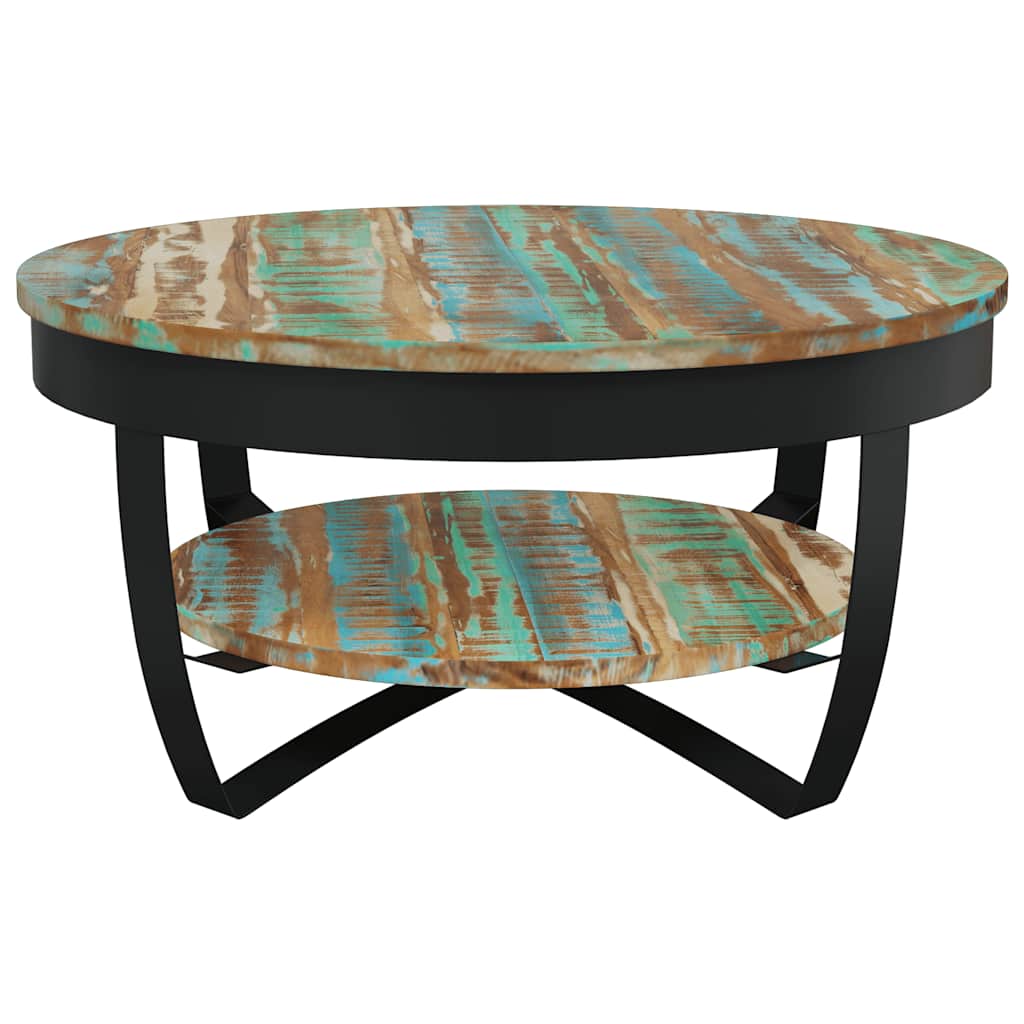 Coffee Table | Multicolour | Solid reclaimed wood | Medium |  Industrial