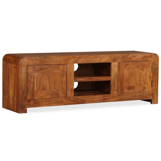 TV Cabinet | Honey Brown | Solid Acacia Wood | Medium | TV Cabinet