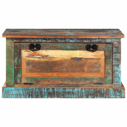 Shoe Storage Bench | Multicolour | Solid reclaimed wood | 85 x 40 x 45 cm
