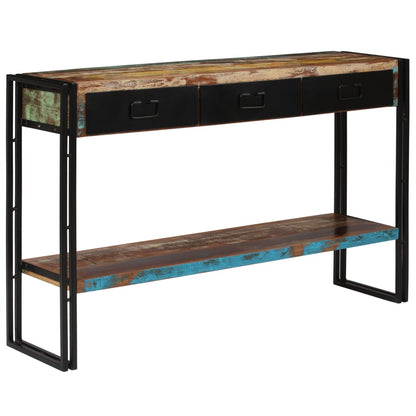 Console Table Solid Reclaimed Wood 120x30x76 cm