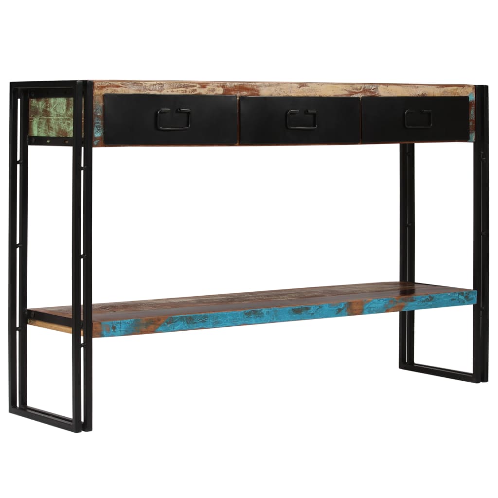 Console Table Solid Reclaimed Wood 120x30x76 cm