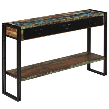 Console Table Solid Reclaimed Wood 120x30x76 cm