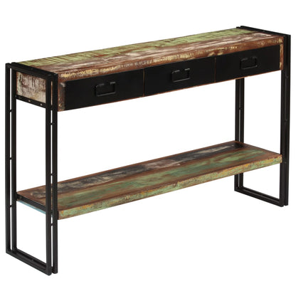 Console Table Solid Reclaimed Wood 120x30x76 cm