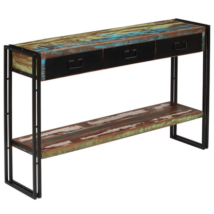 Console Table Solid Reclaimed Wood 120x30x76 cm