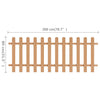 Picket Fence WPC 200x80 cm