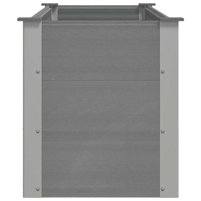 Garden Raised Bed WPC 150x50x54 cm Grey