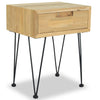 Bedside Cabinet 40x30x50 cm Solid Teak