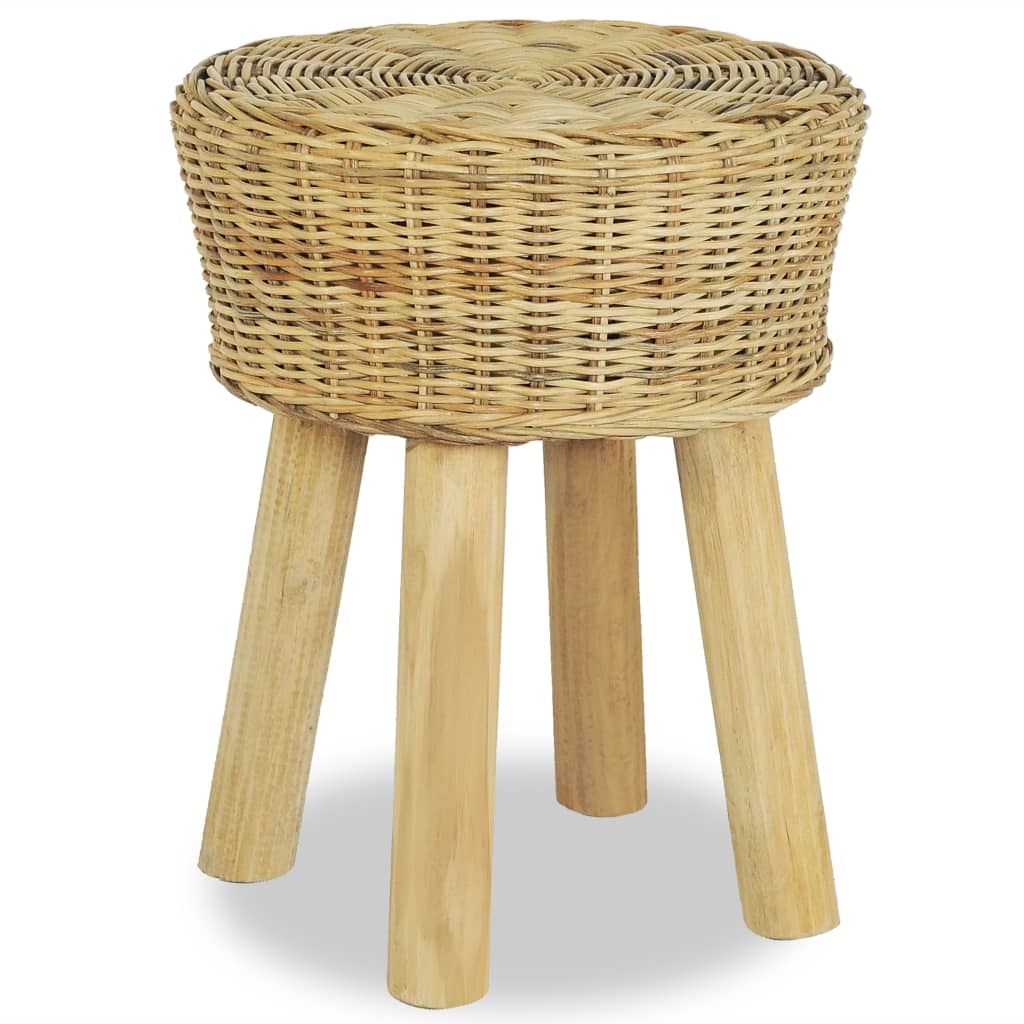 Bar Stool Natural Rattan