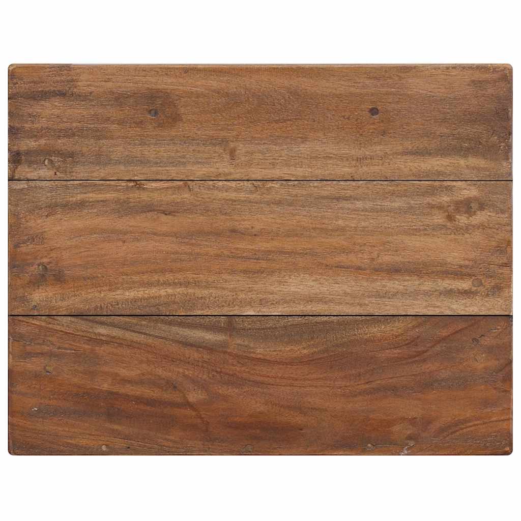 Nightstand Solid Mahogany Wood 15.7"x11.8"x20.1"