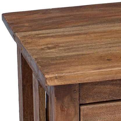 Nightstand Solid Mahogany Wood 15.7"x11.8"x20.1"