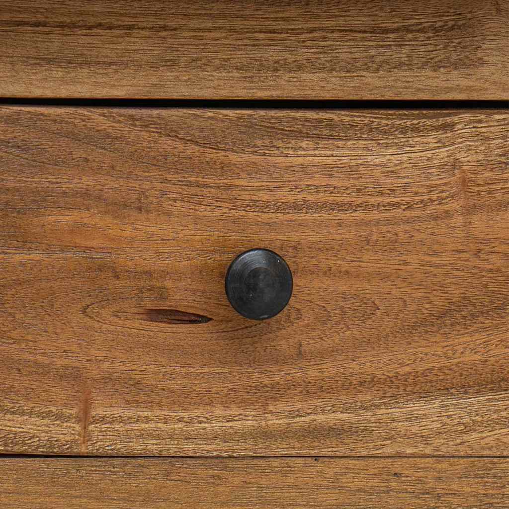Sideboard Solid Mahogany Wood 39.4"x11.8"x19.7"