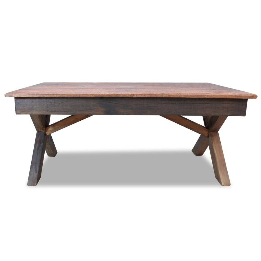Coffee Table Mixed Recycled Wood 43.3"x23.6"x17.7"
