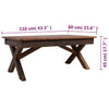 Coffee Table Mixed Recycled Wood 43.3"x23.6"x17.7"