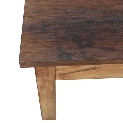 Coffee Table Solid Mahogany Wood 37.8"x28.7"x17.7"