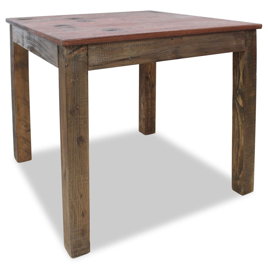 Dining Table Mixed Recycled Wood 82x80x76 cm