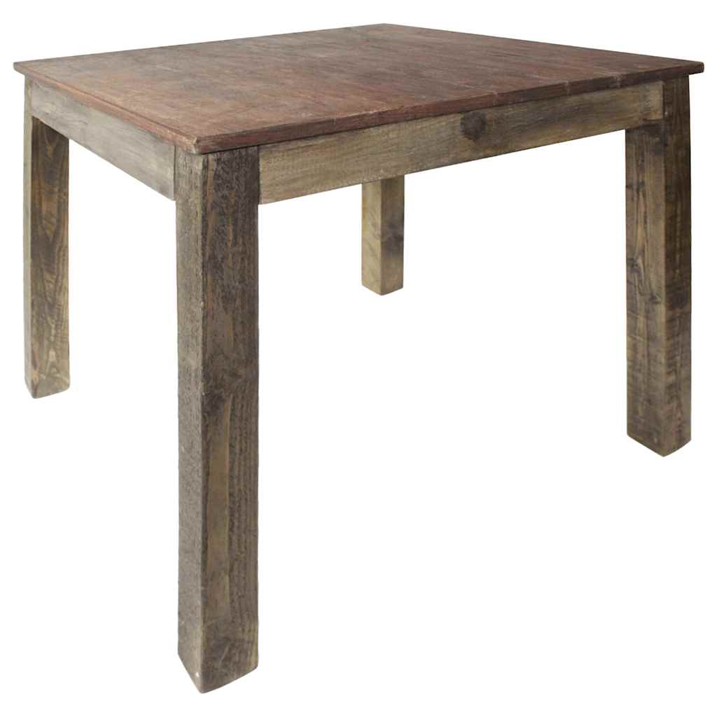 Dining Table Mixed Recycled Wood 32.3"x31.5"x29.9"