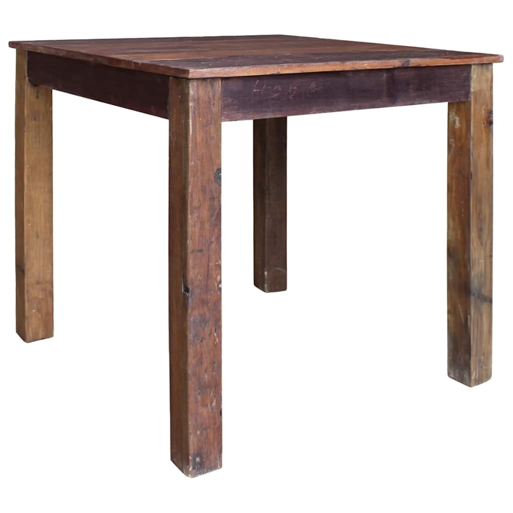Dining Table Mixed Recycled Wood 32.3"x31.5"x29.9"
