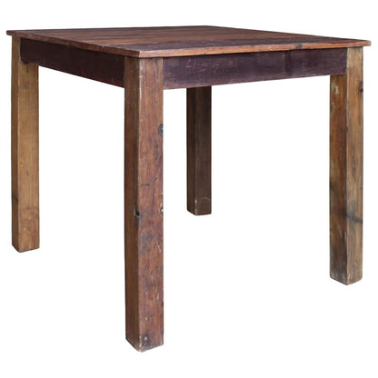 Dining Table Mixed Recycled Wood 32.3"x31.5"x29.9"