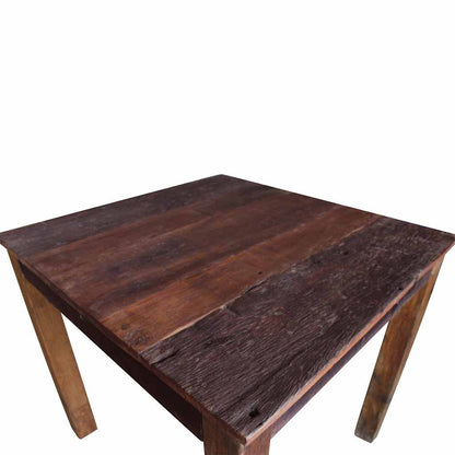 Dining Table Mixed Recycled Wood 32.3"x31.5"x29.9"