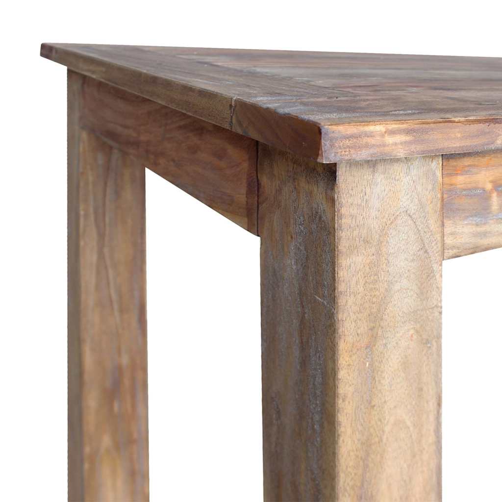 Dining Table Solid Mahogany Wood 120x60x77 cm