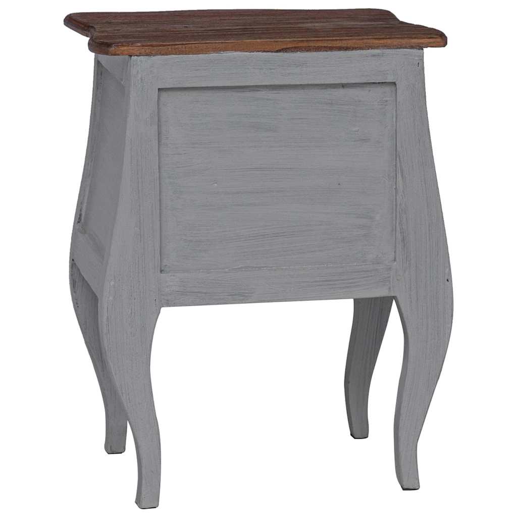 Bedside Cabinet Solid Mahogany Wood 48x35x64 cm