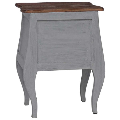 Bedside Cabinet Solid Mahogany Wood 48x35x64 cm