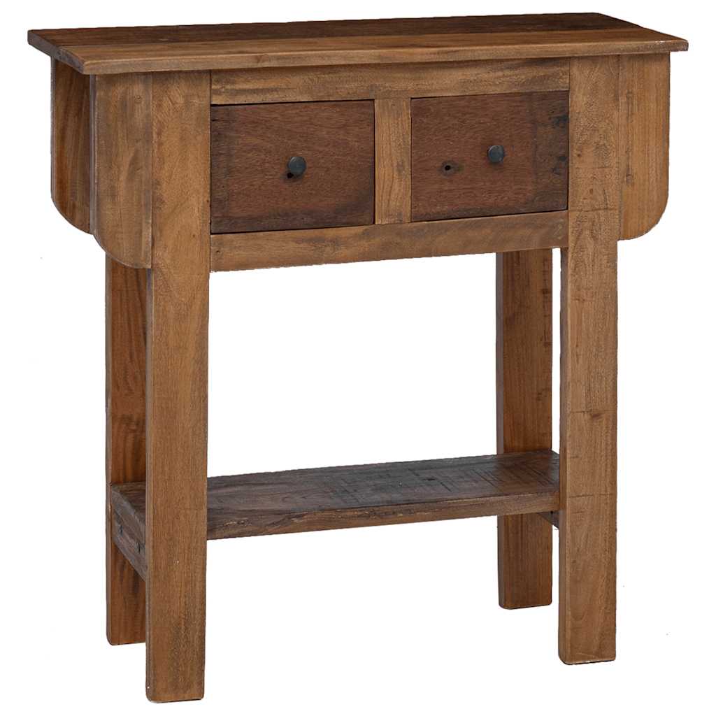 Console Table Mixed Recycled Wood 80x35x80 cm