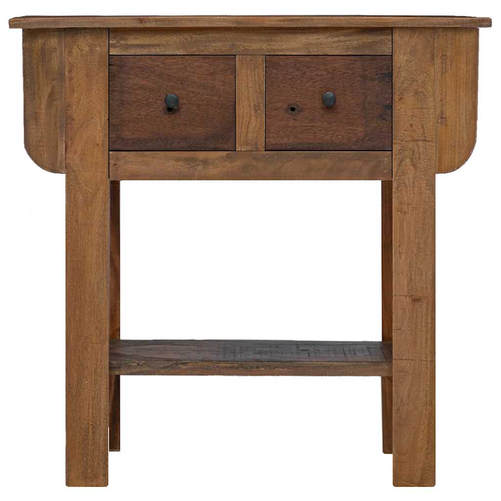 Console Table Mixed Recycled Wood 80x35x80 cm