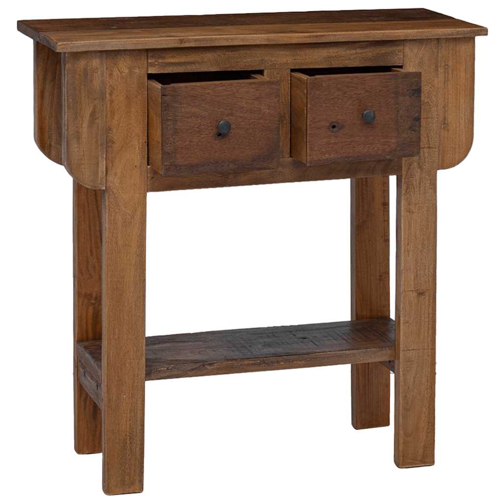 Console Table Mixed Recycled Wood 80x35x80 cm