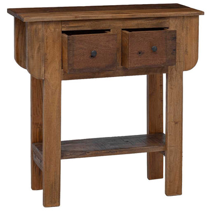 Console Table Mixed Recycled Wood 80x35x80 cm