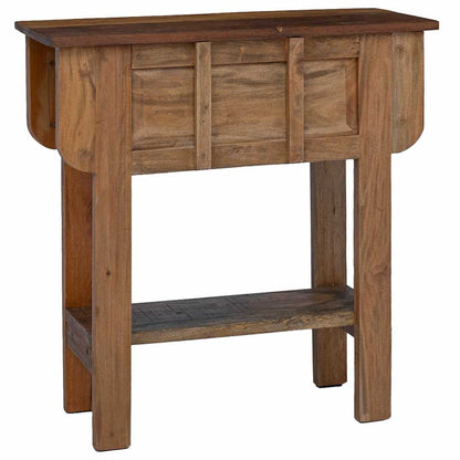 Console Table Mixed Recycled Wood 80x35x80 cm