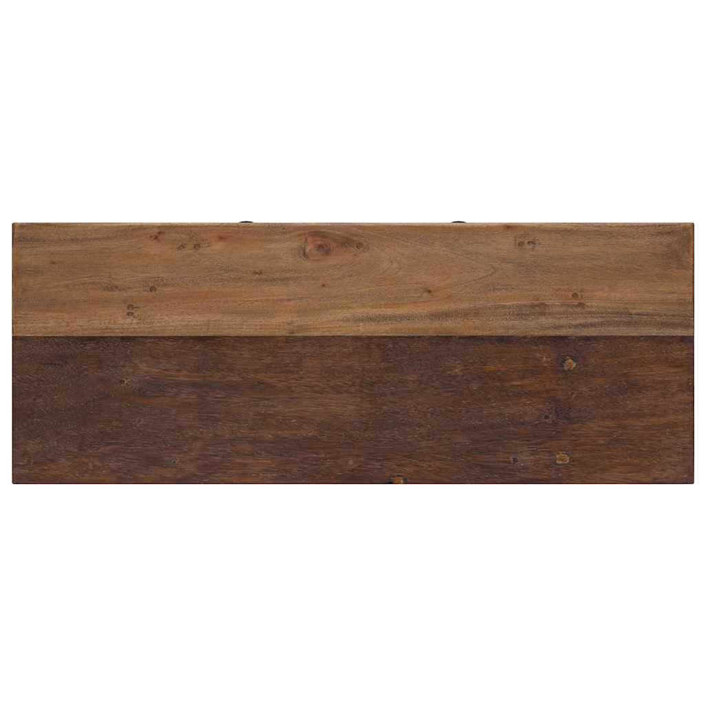 Console Table Mixed Recycled Wood 80x35x80 cm