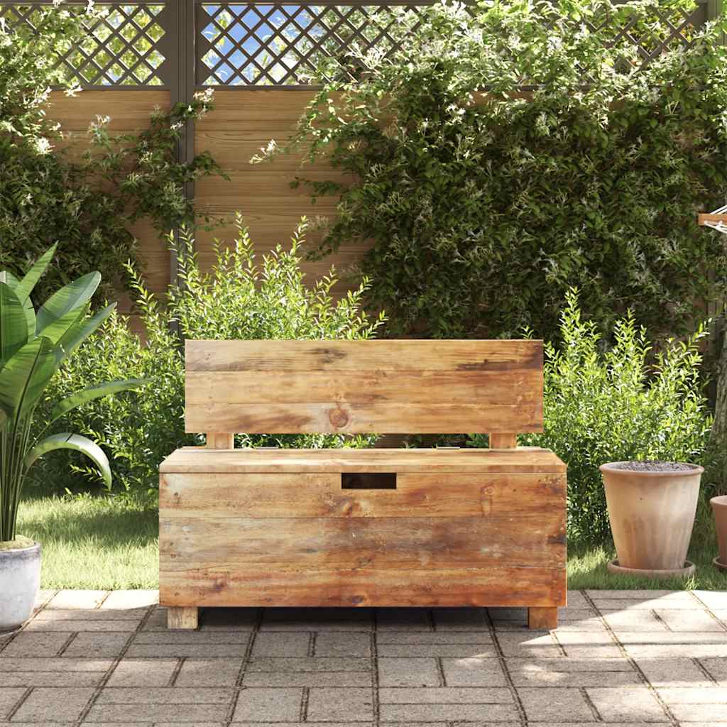 Bench Solid Mahogany Wood 33.9"x15.7"x23.6"
