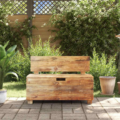 Bench Solid Mahogany Wood 33.9"x15.7"x23.6"