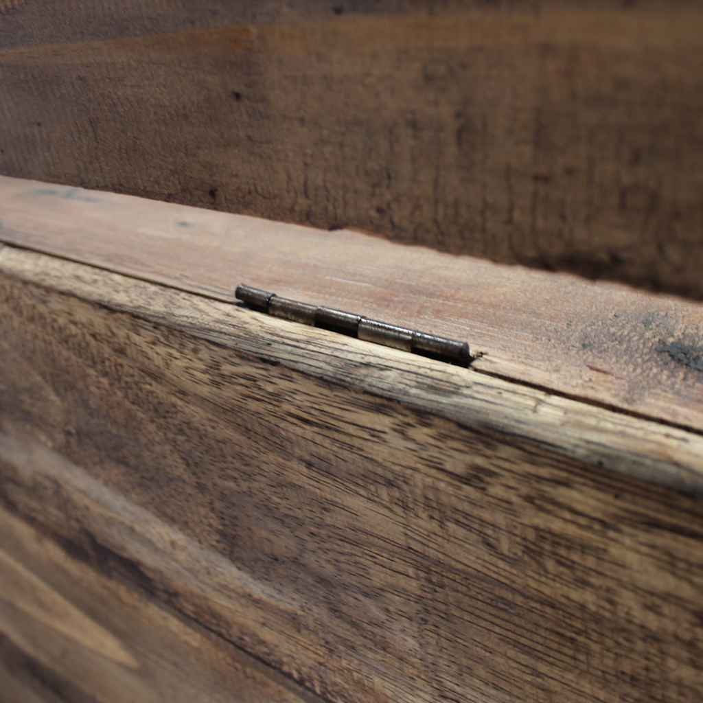 Bench Solid Mahogany Wood 33.9"x15.7"x23.6"