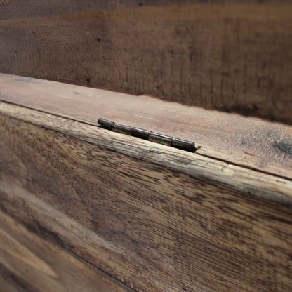 Bench Solid Mahogany Wood 33.9"x15.7"x23.6"