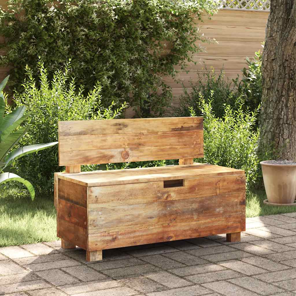 Bench Solid Mahogany Wood 33.9"x15.7"x23.6"