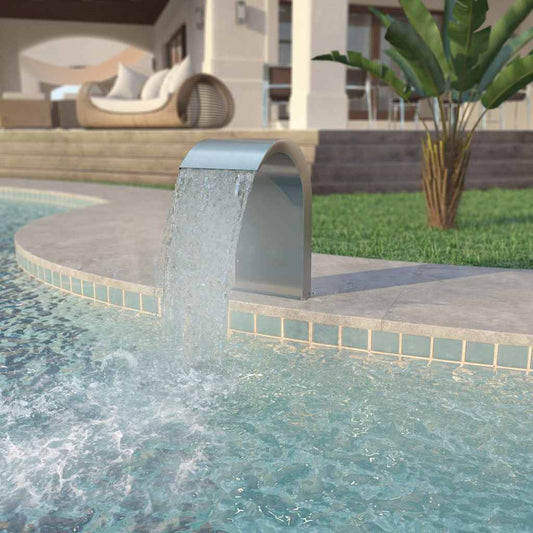 Pool Fountain | Silver | Stainless steel (SS 304) | Medium |  Durable